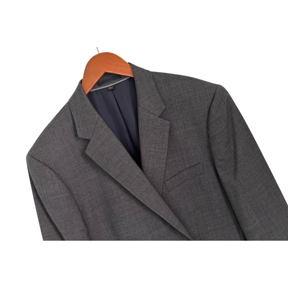 J.Crew Ludlow Blazer 3D Tollegno Wool Gray Lined Size 44R/Slim - Picture 2 of 11